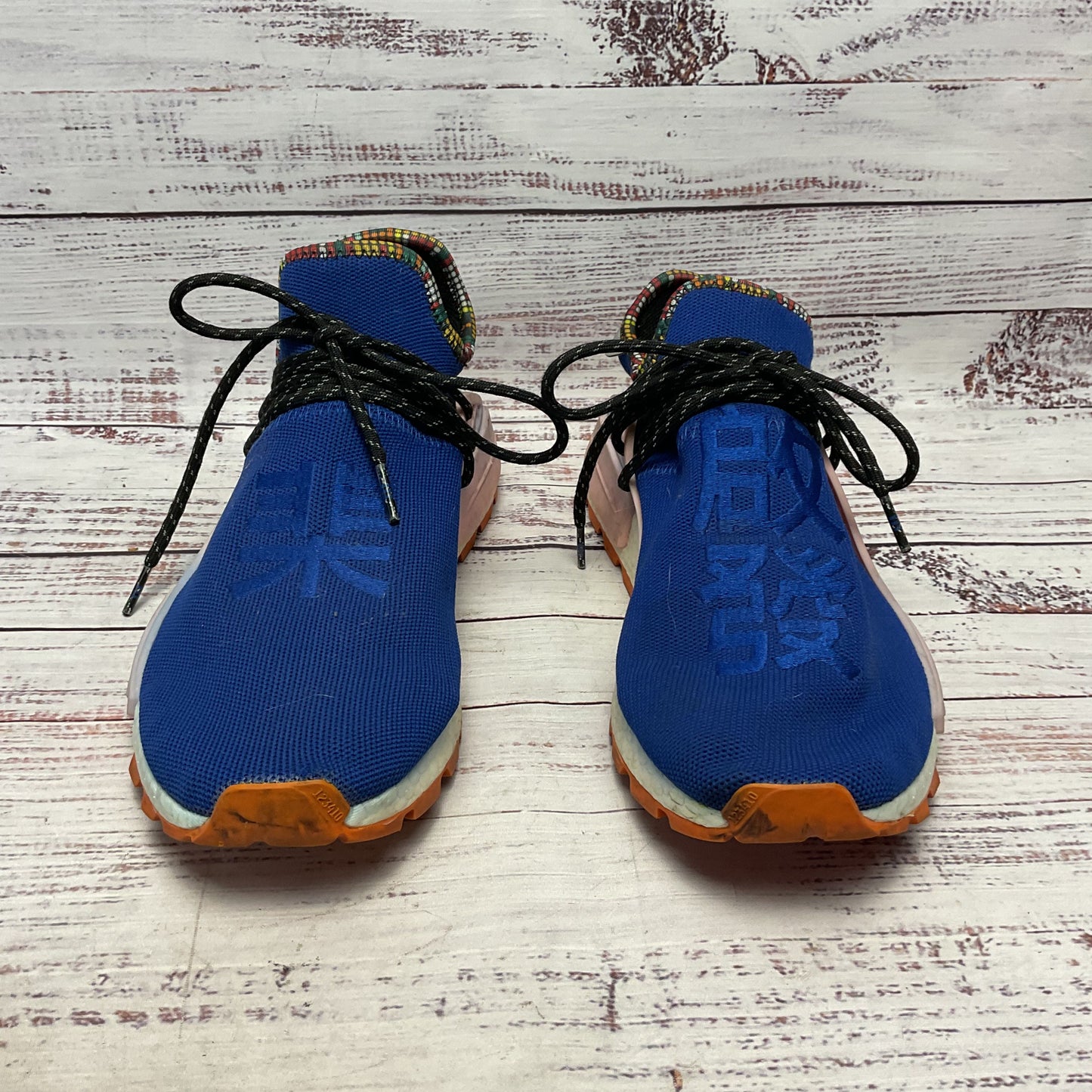 Adidas Pharrell Williams NMD Human Race Inspiration Blue Sneaker Shoe Men 9.5