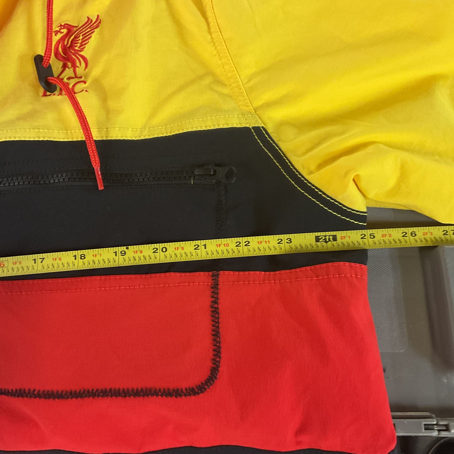 Nike Liverpool FC Embroidered Yellow Red Black Jacket - See Photos For Size