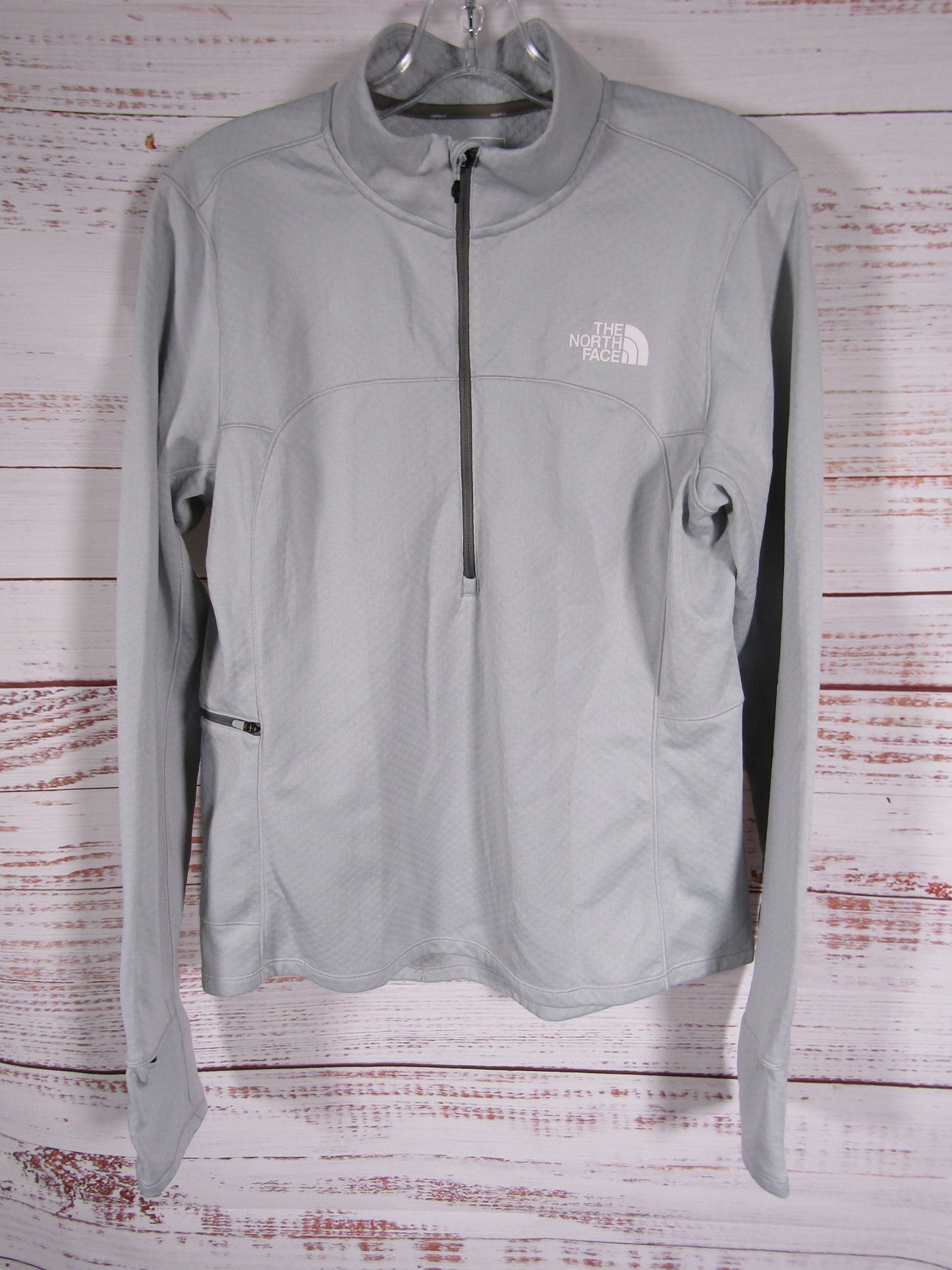 The North Face Winter Warm Pro 1/4 Zip Sweater Gray Size L