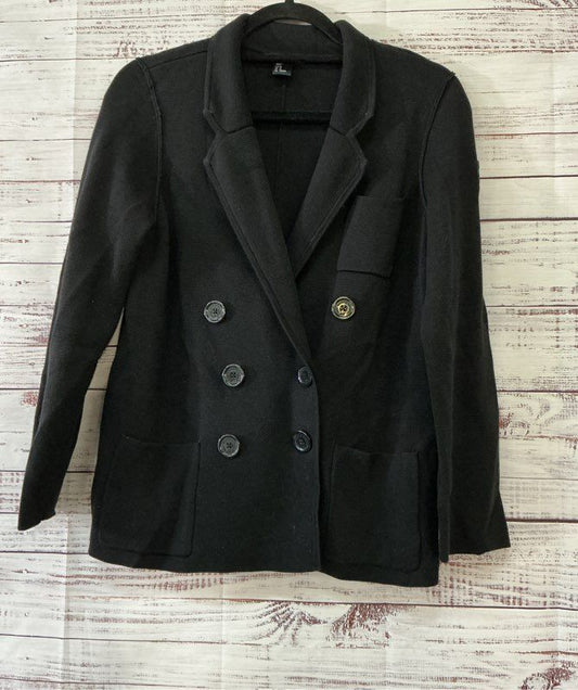Women's Sonia Rykiel for H & M Black Double Breasted Cardigan Sweater Size M