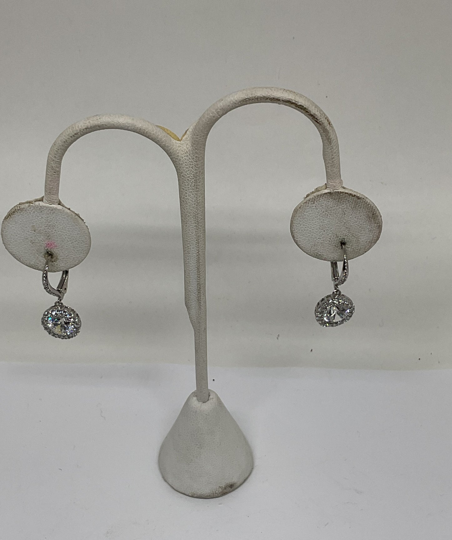 Lot 3 Sterling Silver Earrings with Rhinestones