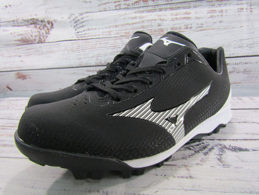 Mizuno Wave LightRevo Boy's Black Baseball Cleats Size 5