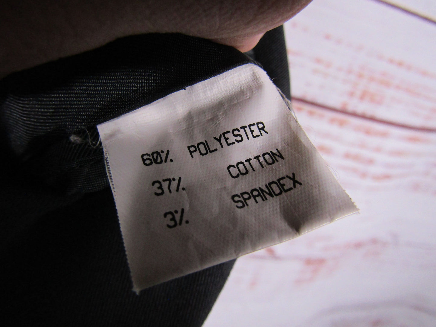 Vintage Electre Women's Black Utility Cargo Vest Size 42