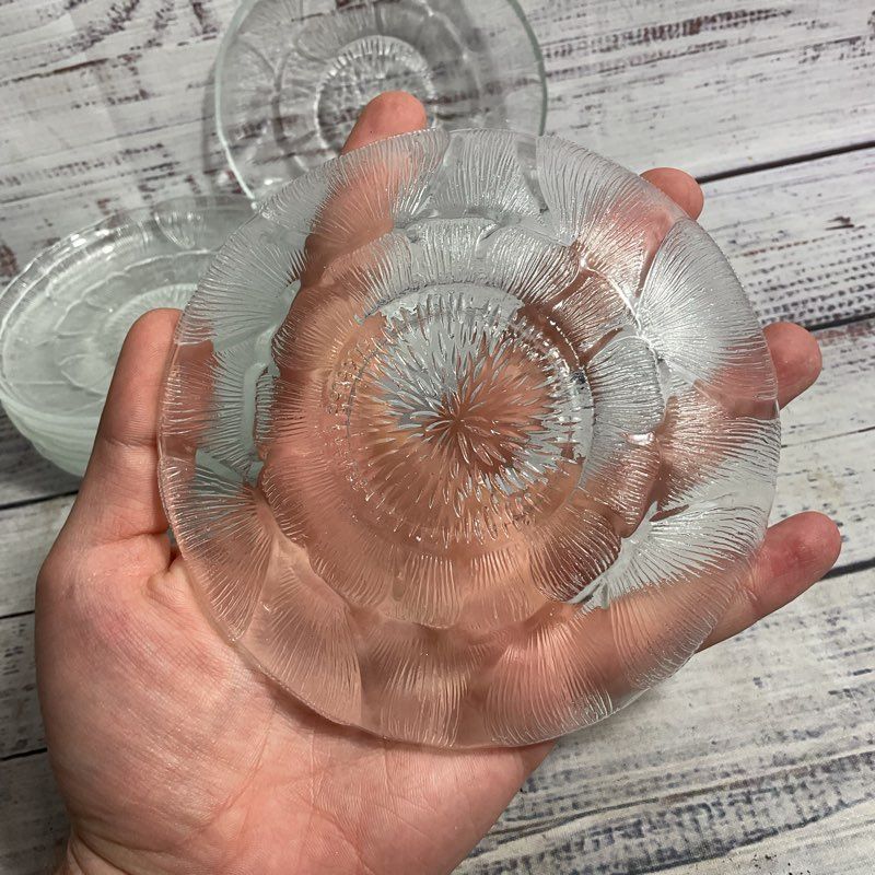 Arcoroc Fleur 8 Pc. Glass Saucer Set