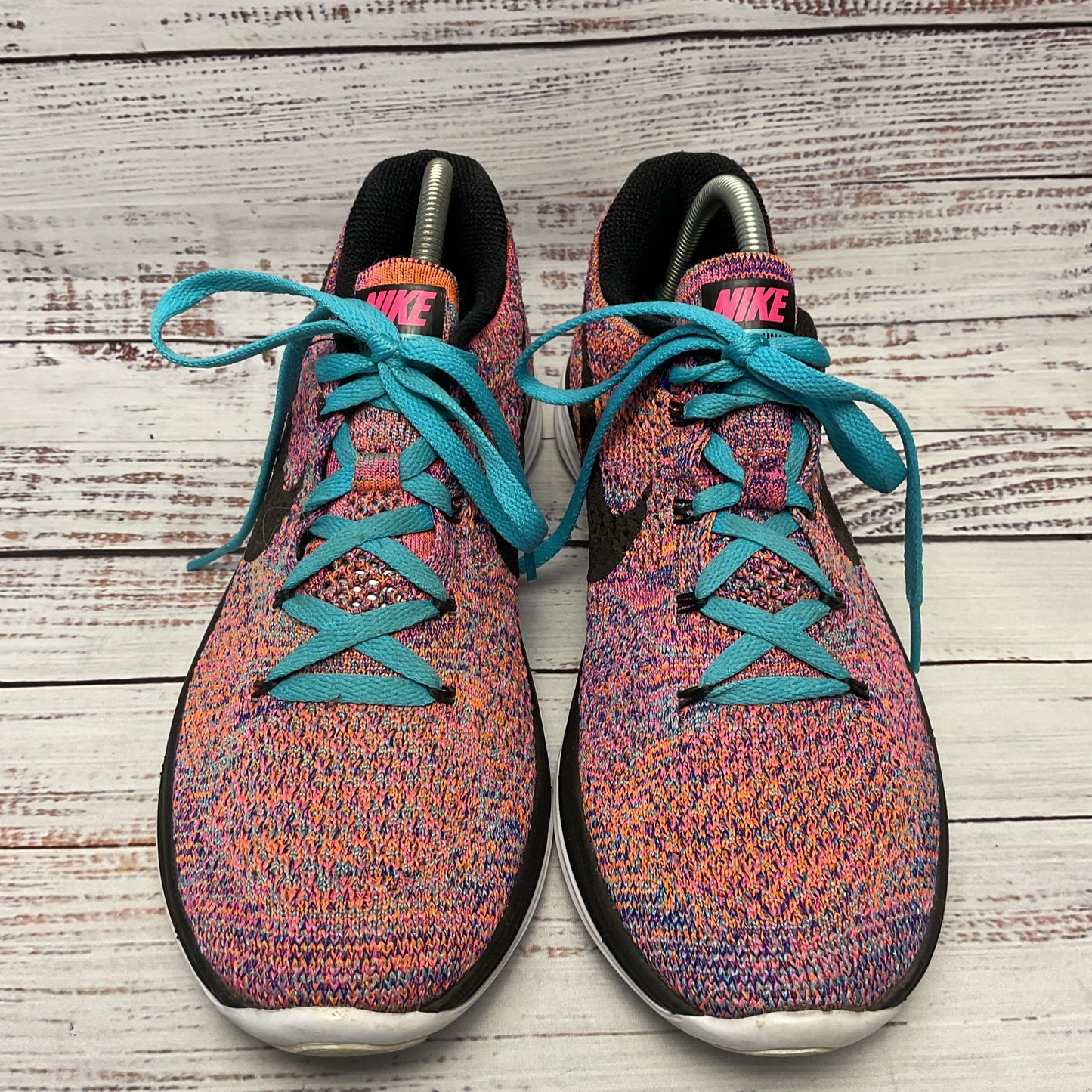 Nike Flyknit lunar 3 Multicolor Athletic Shoe Women Size 7