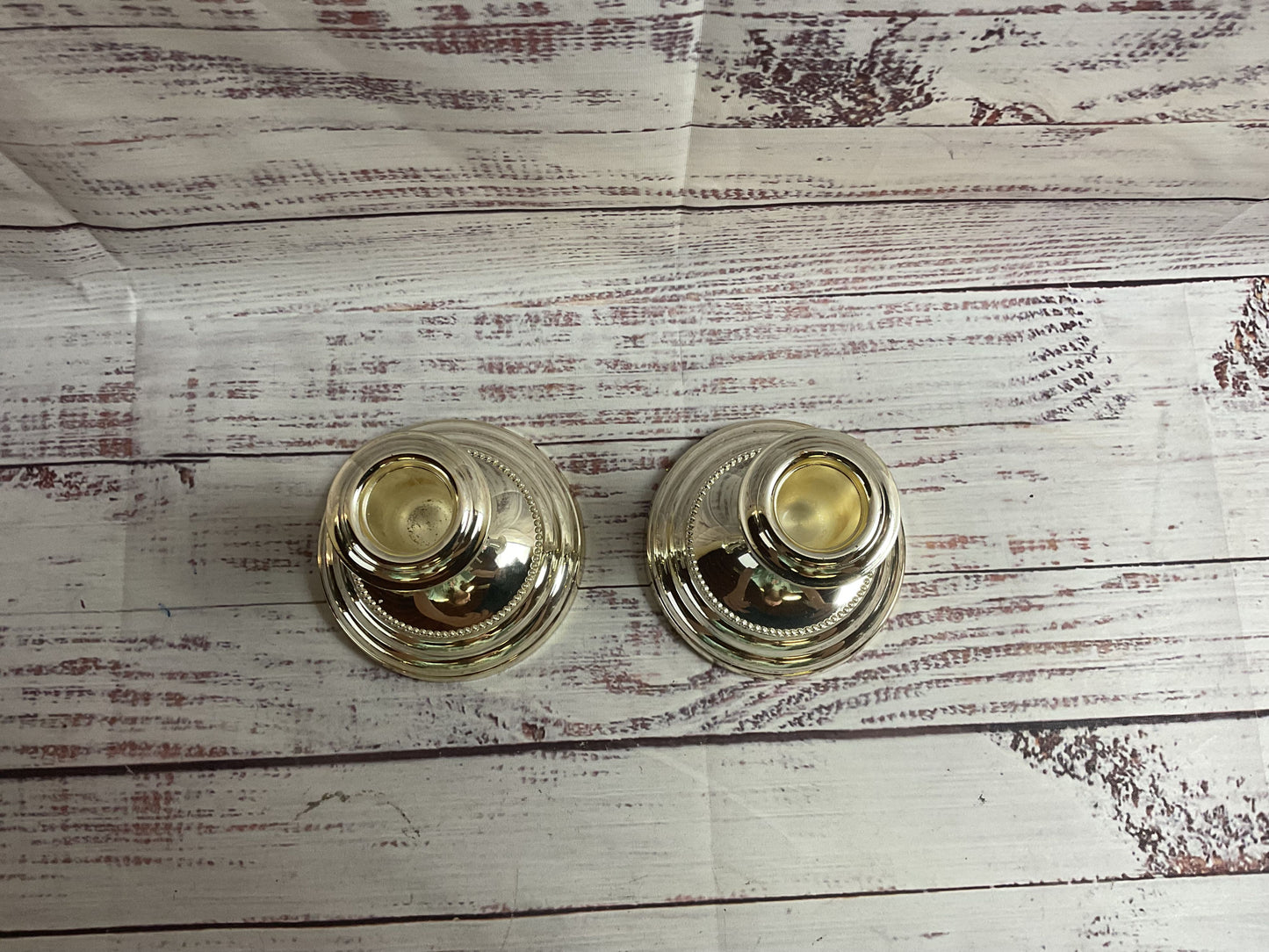 Set Of 2 Made In Japan Candlestick Holders
