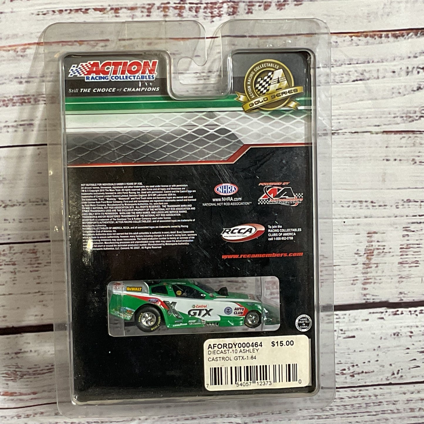 NEW ACTION Racing Collection Ashley Castrol GTX 1:64 Diecast Car