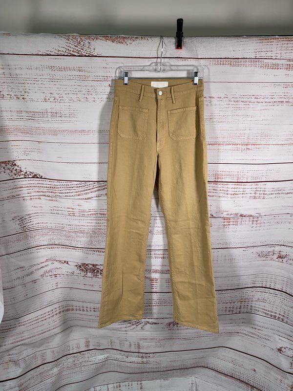 Mother Superior High Waisted Patch Pocket Bookie Sneak Jeans Size 27 Women's