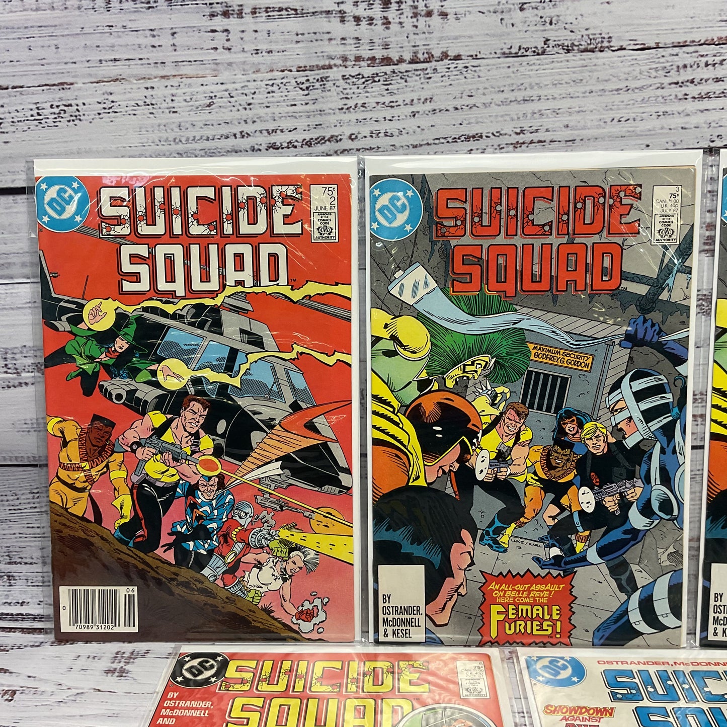 Suicide Squad Issues# 2,3,3,4,6,7,14 Dc Comic Books Lot Of 7