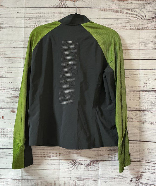 Men's Nike Black/Green Stadium Running Jacket Size XL