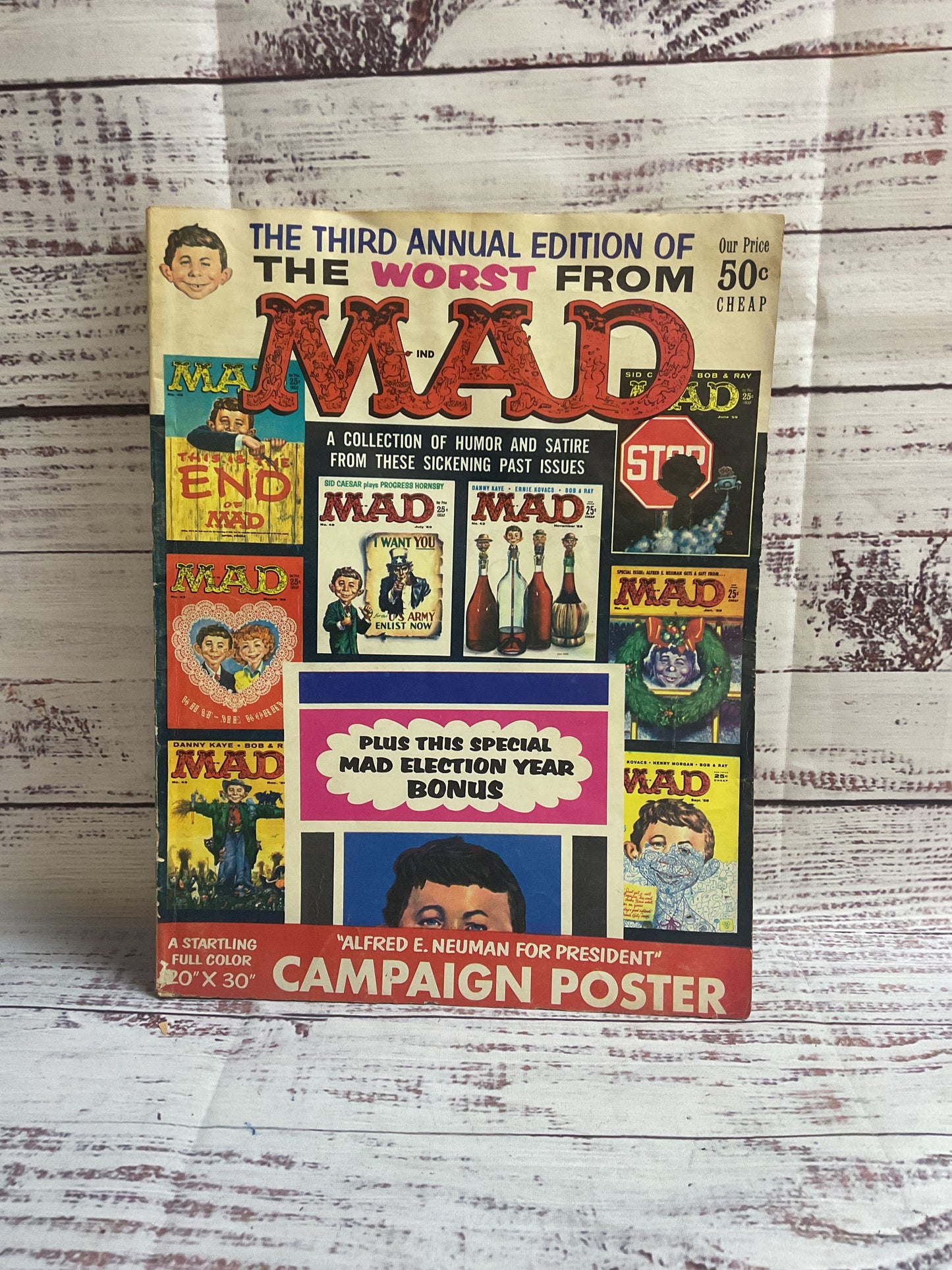 Mad Magazine Third Annual Worst 1958 WITH POSTER