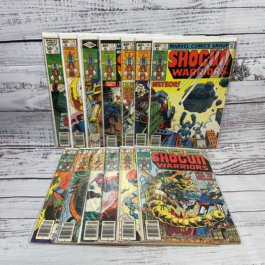 Shogun Warriors Marvel 5 9,11,12,14,16 20 Lot Of 13 Comic Books