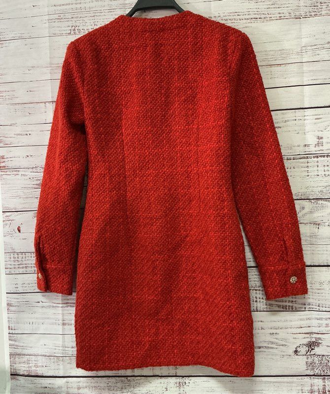 NWT Women's Endless Rose Textured Button Down Dress Size XS