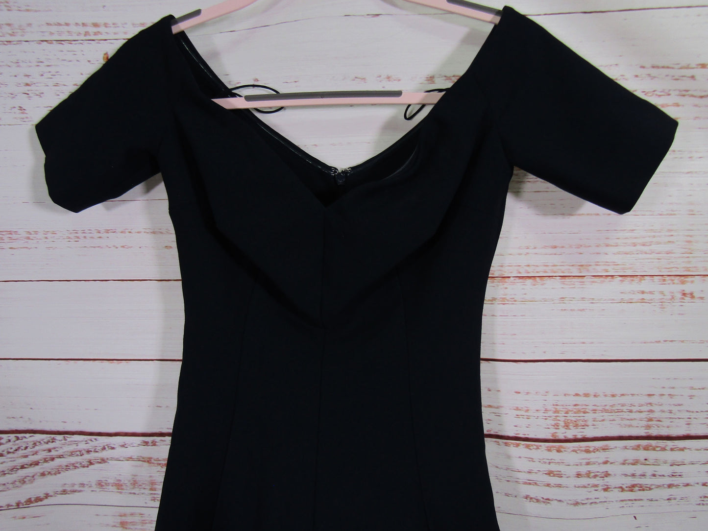 Cinq à Sept Kenna Women's Navy Blue Off The Shoulder Mini Dress Size 2