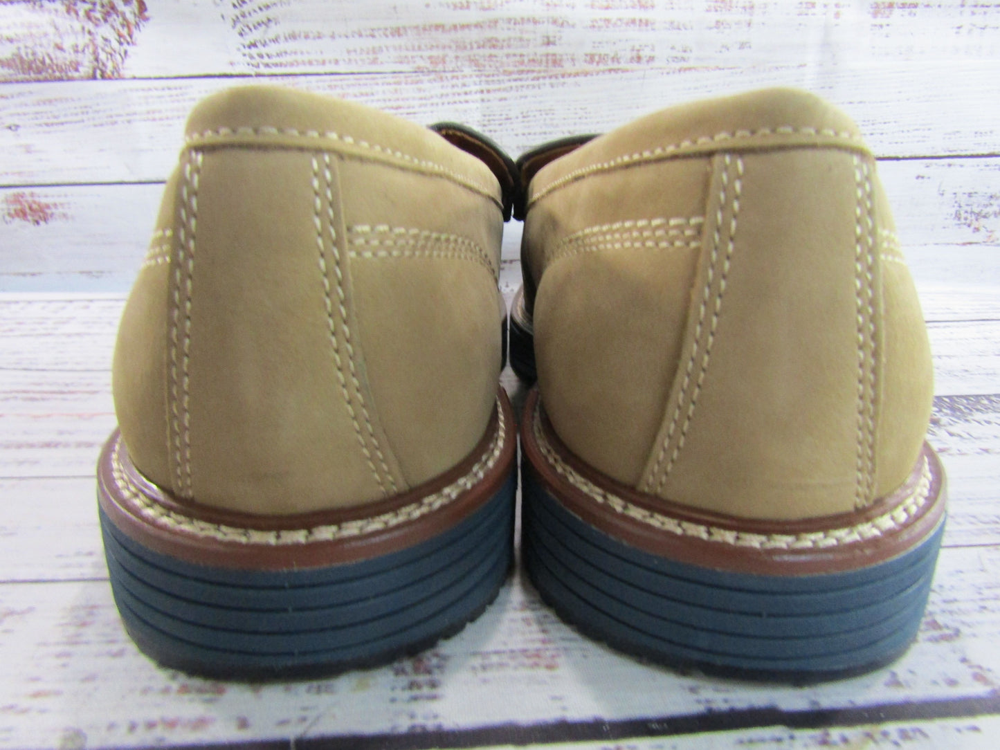 Johnston & Murphy Upton Venetian Men's Brown Suede Loafers Size 12