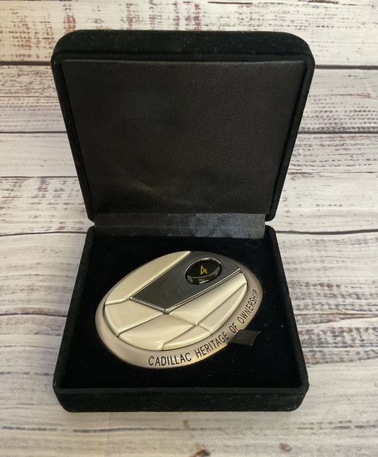 Cadillac Heritage Of Ownership Grille #4 Badge Emblem Medallion W/ Original Case