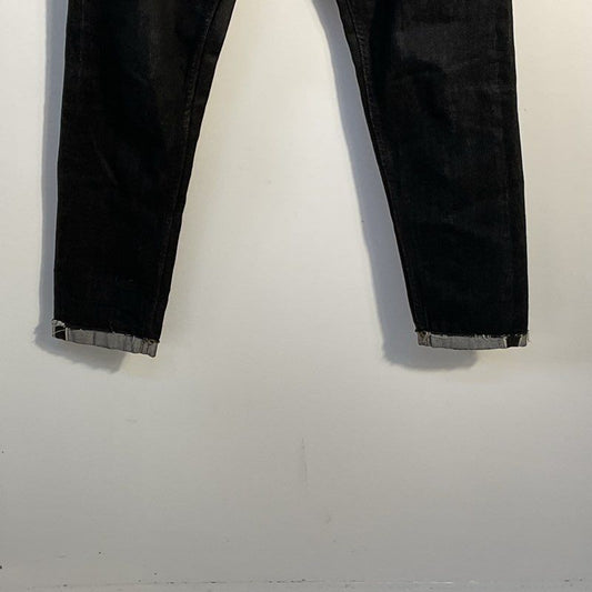 Closed Cooper Tapered 1921 Black Cuffed Jeans - Size 30