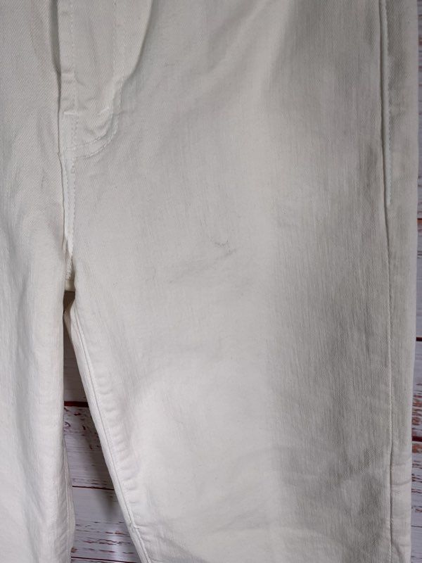 Mother Denim - Lil' Rambler Zip Ankle - Cream Puffs - Size 24 Jeans