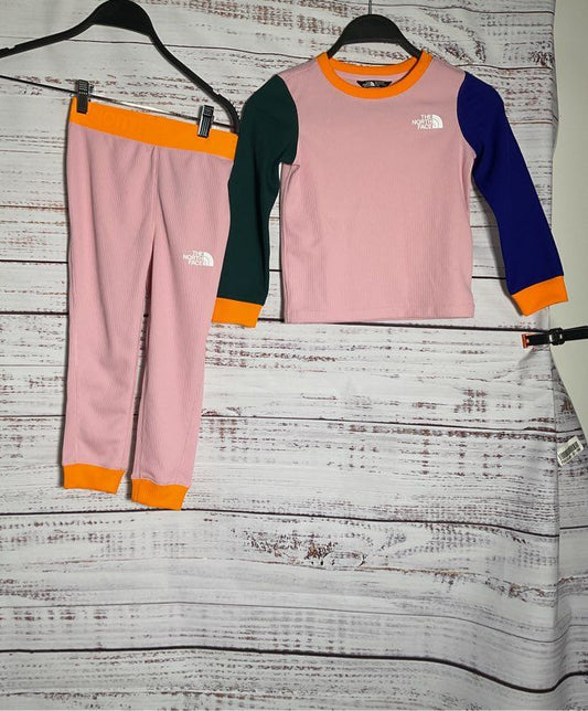 Children's The North Face 2 pc thermal pant and top Size 5T