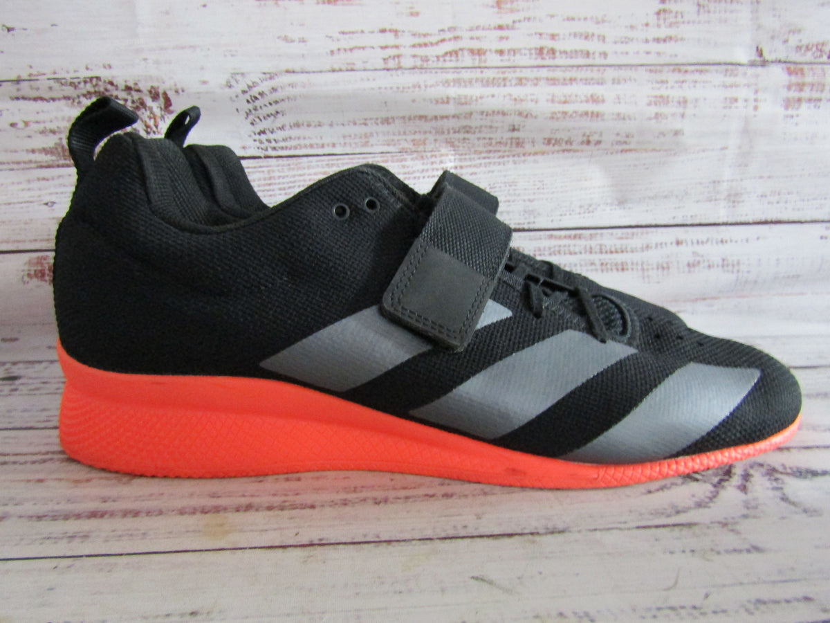 Adidas Adipower Weightlifting 2 Men's Black Signal Coral Training Sneakers G1214