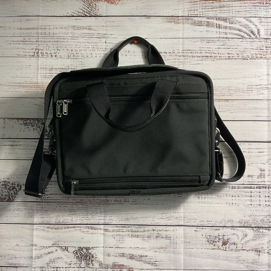 Tumi Alpha 26121D4 Black Nylon Expandable Laptop Messenger Bag Carry On
