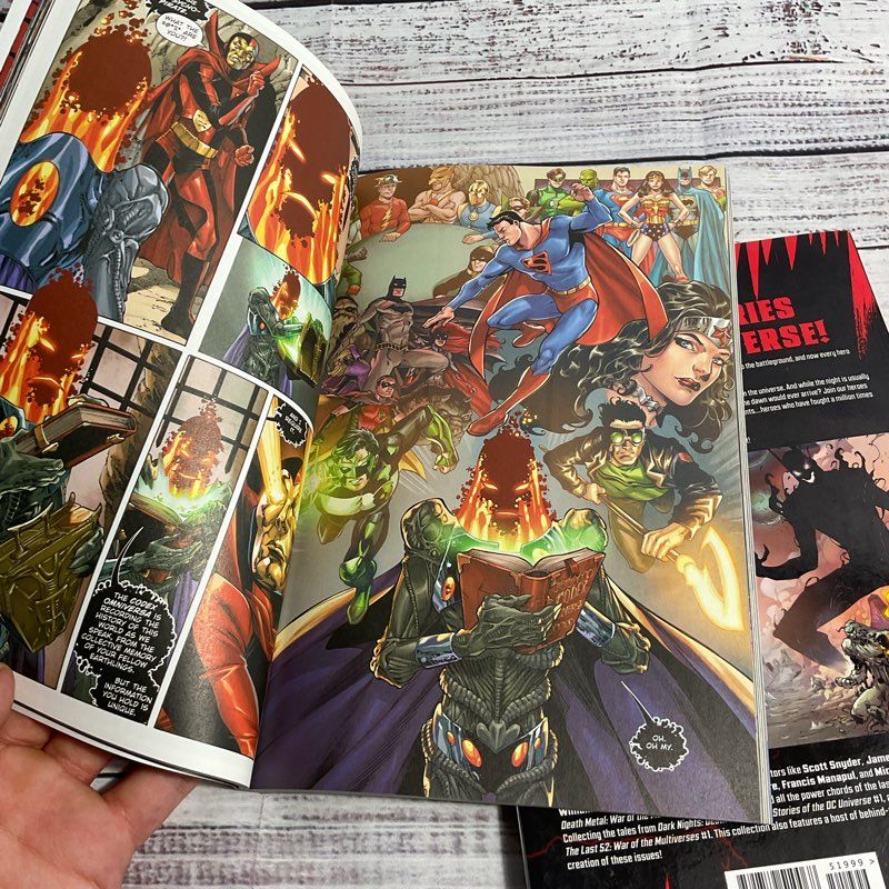 DC Comics Dark Nights Death Metal Multiverse Paperback Set of 2 Who Laughs, War