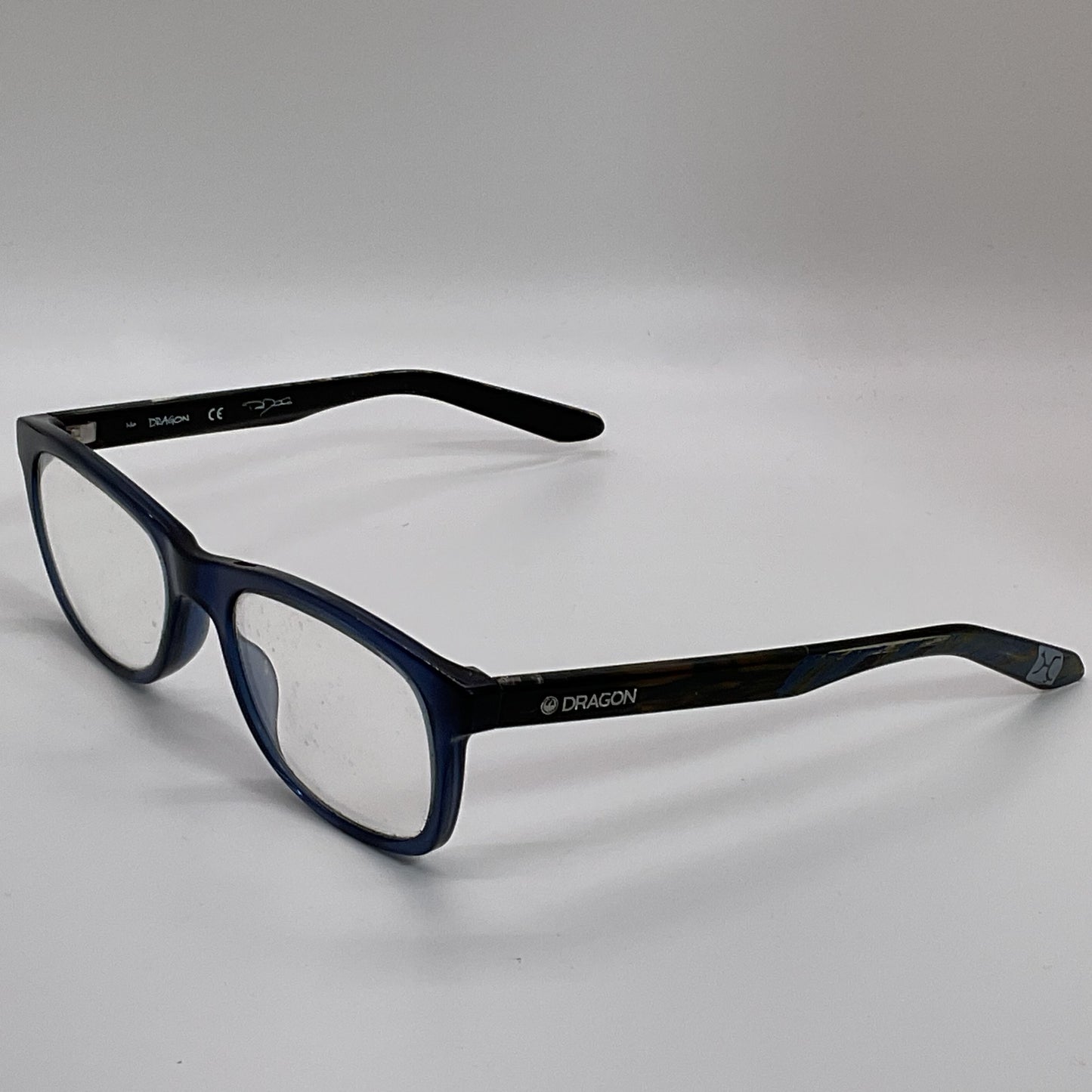 DRAGON DR2009 Cold Insert Clear Blue Eyeglasses- 54[ ]19 140 (FRAMES ONLY)