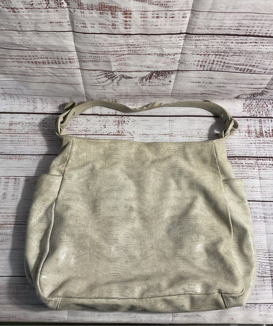 Tory Burch Women's Misty Gray Leather Tote Shoulder Bag