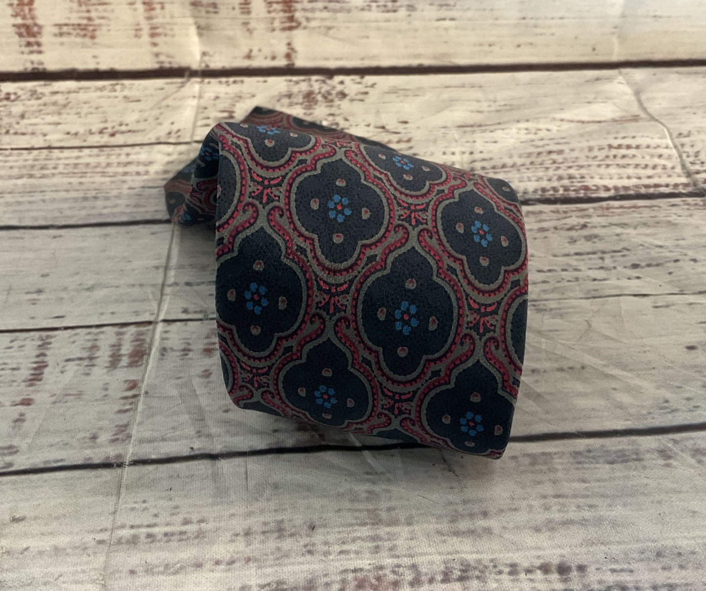 Valentino Tile Patterned Tie Multicolor OS