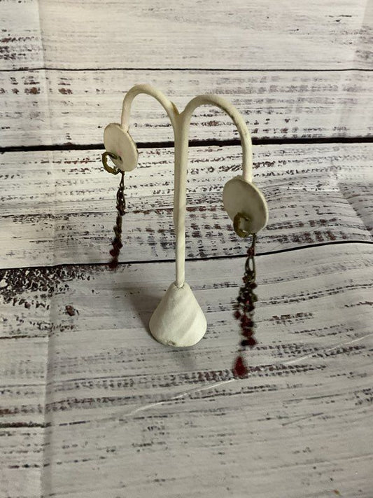 liz Palacios Bronze Tone Vintage Drop Earrings