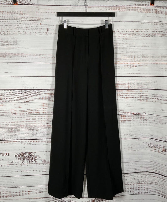 Very Nice NWT Milly Black Hayden Pntck Trousers - Size 0 RETAILS: $345