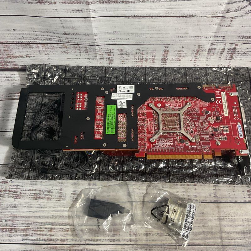 ATI Radeon HD 4870 Red 512mb AMD Graphics Card *UNTESTED*