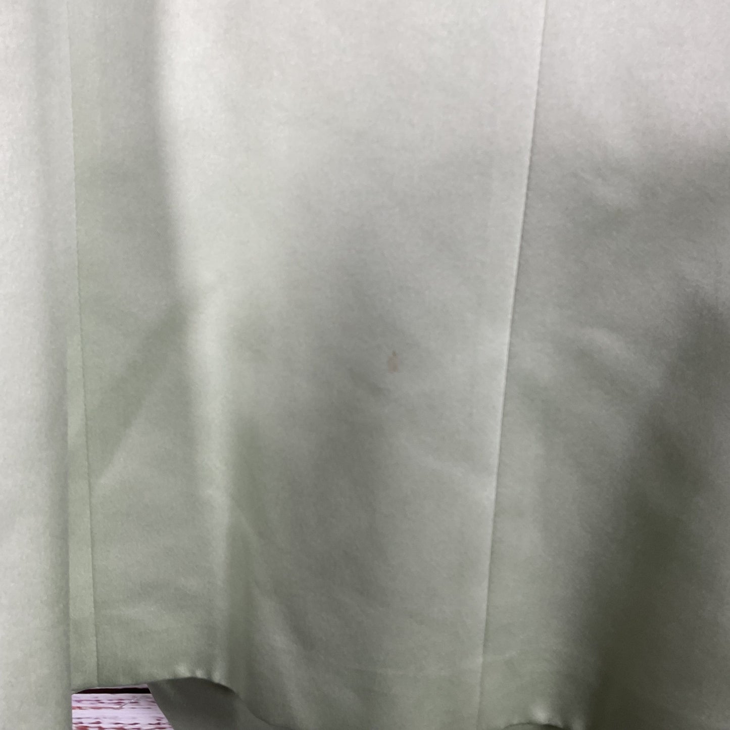 VIE by Victoria Royal Light Green Satin Blazer and Skirt Set Suit - Size 22