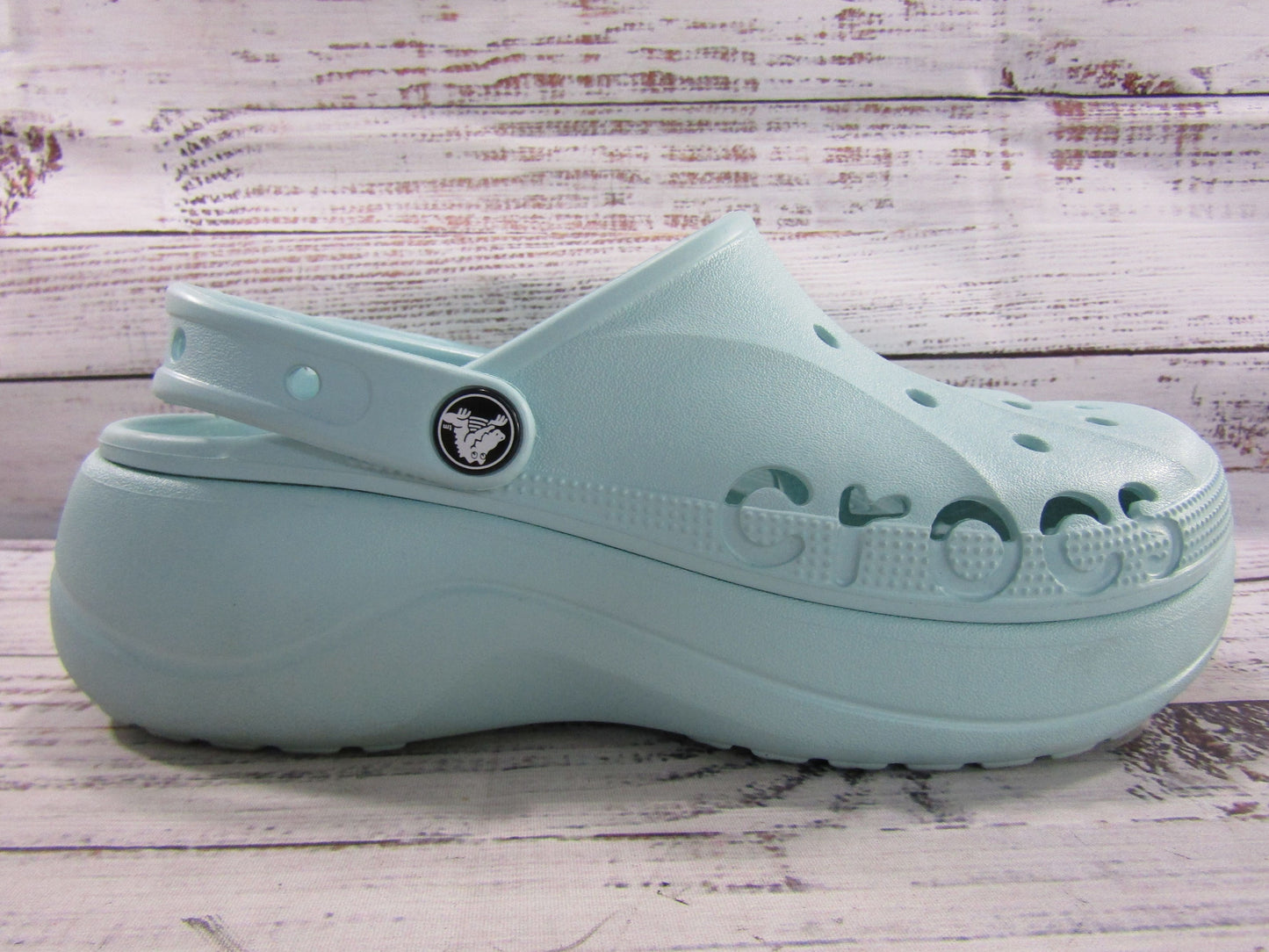 Crocs Baya Women's Pure Water Blue Sandals Size 9