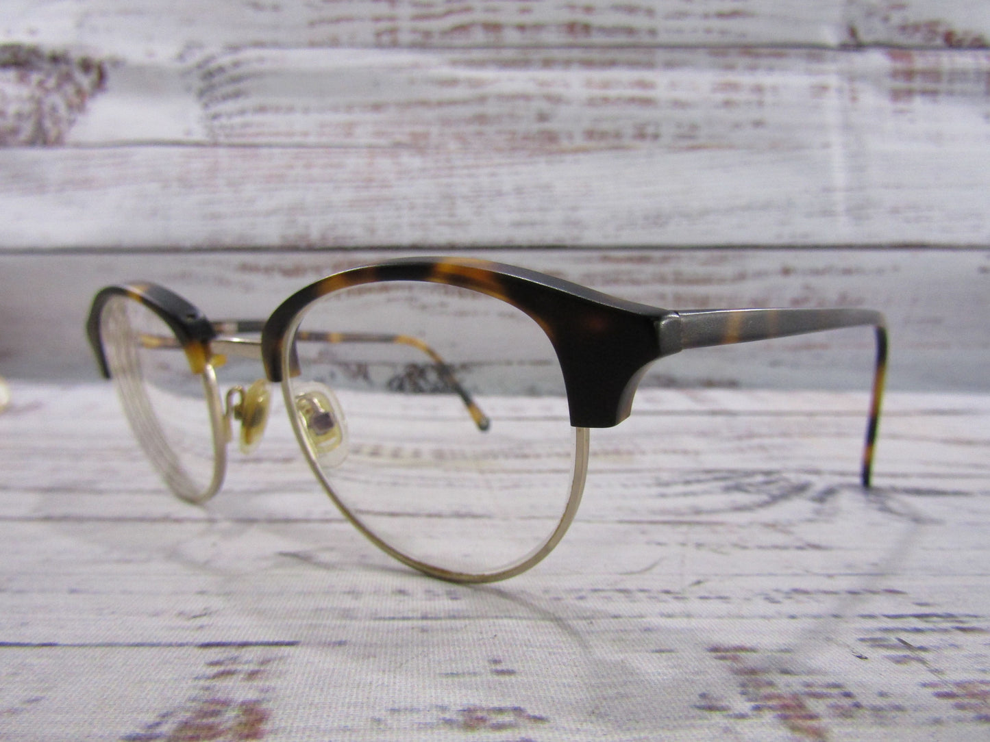 Muse Women's Brown Tortoise Round Eyeglasses Frame