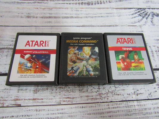 Lot of 7 Atari 2600 Space Invaders Star Raider Missile Command Jungle Hunt