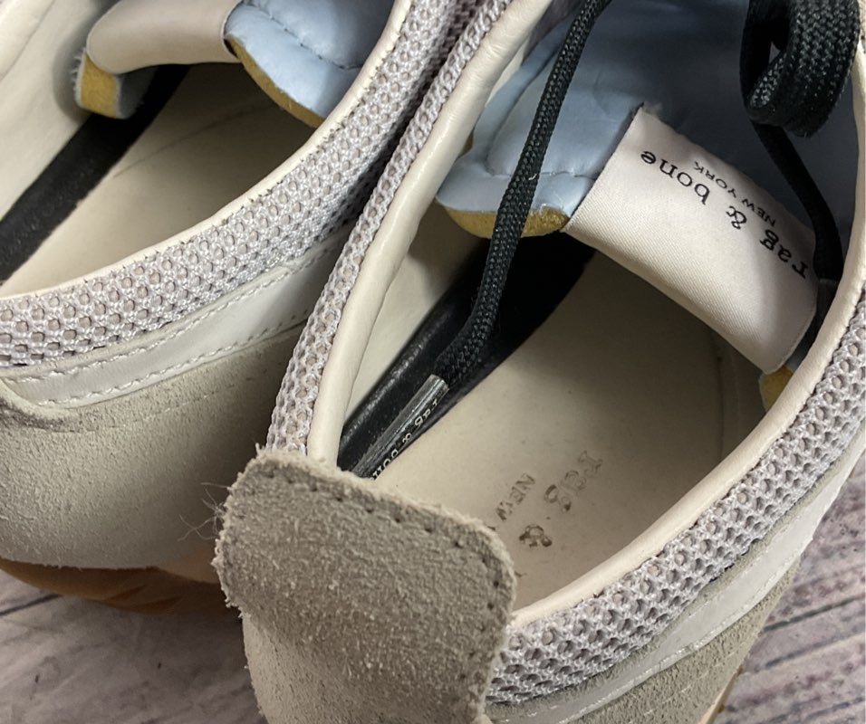 Rag & Bone Retro Runner Sneakers Light Gray 37