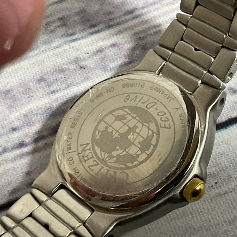 NEW CITIZEN Solar Tech B230-H18008 Women's Two Tone Watch- WORKS!!!