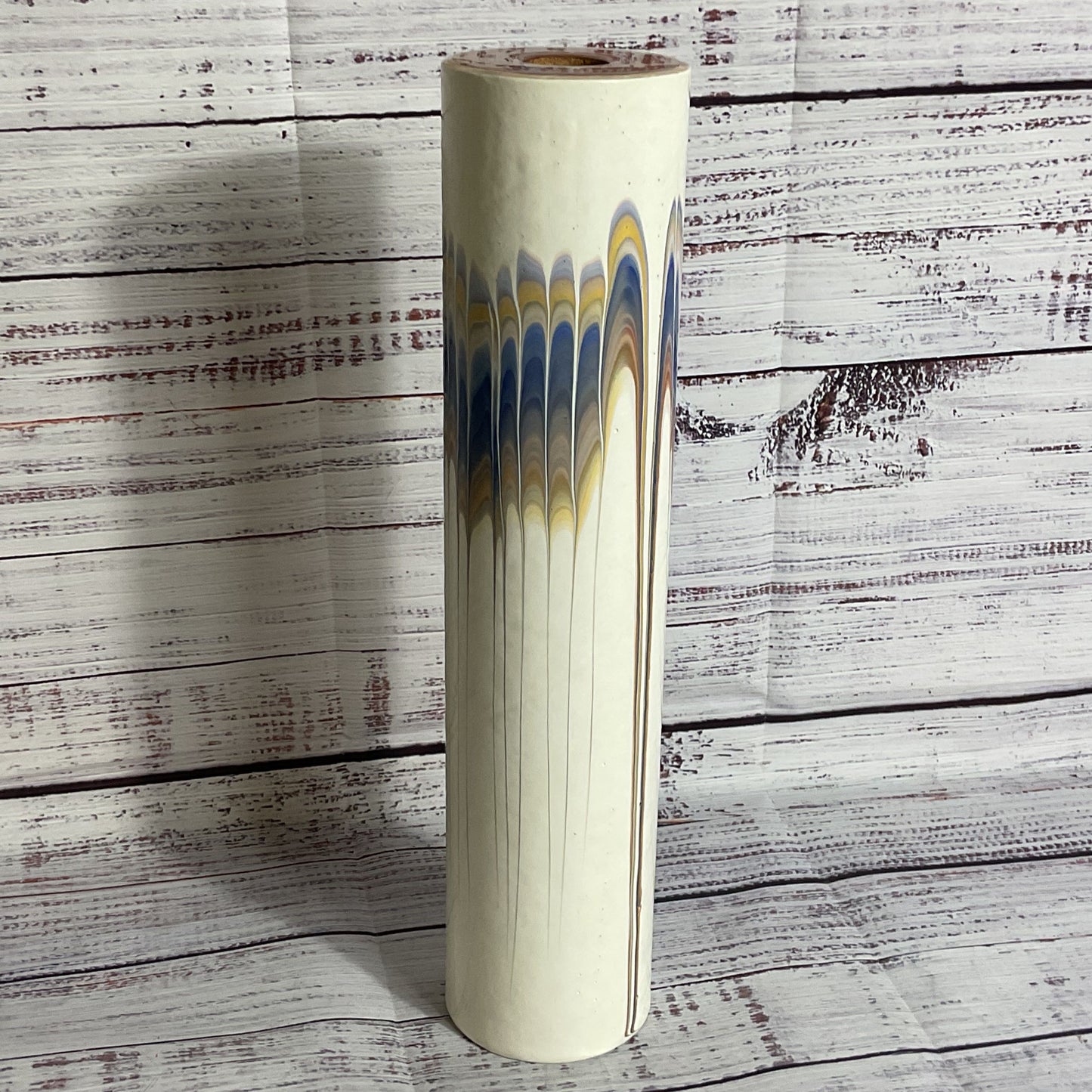 VTG. Signed 1987 Artisan PEACH REYNOLDS Hand Made Kaleidoscope