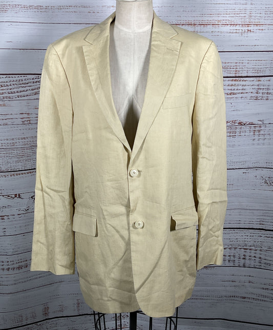 Boss Hugo Boss Pure Linen Blazer Beige 48