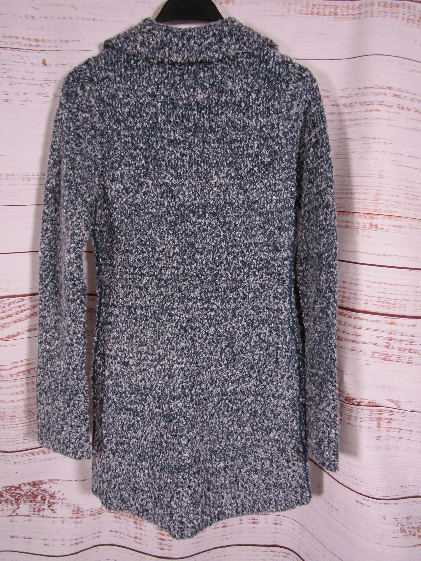 Free People Milena Women's Blue Cotton Wool Blend Mini Sweater Dress Size S