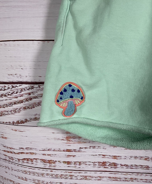 Valas Mint Green Coastal Sweat Shorts - Size Extra Small