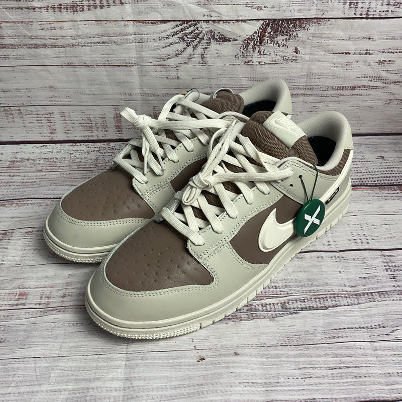 NWT Nike Dunk Low GTX Gore-tex Low Light Gray & Brown Sneaker Men's Size 12