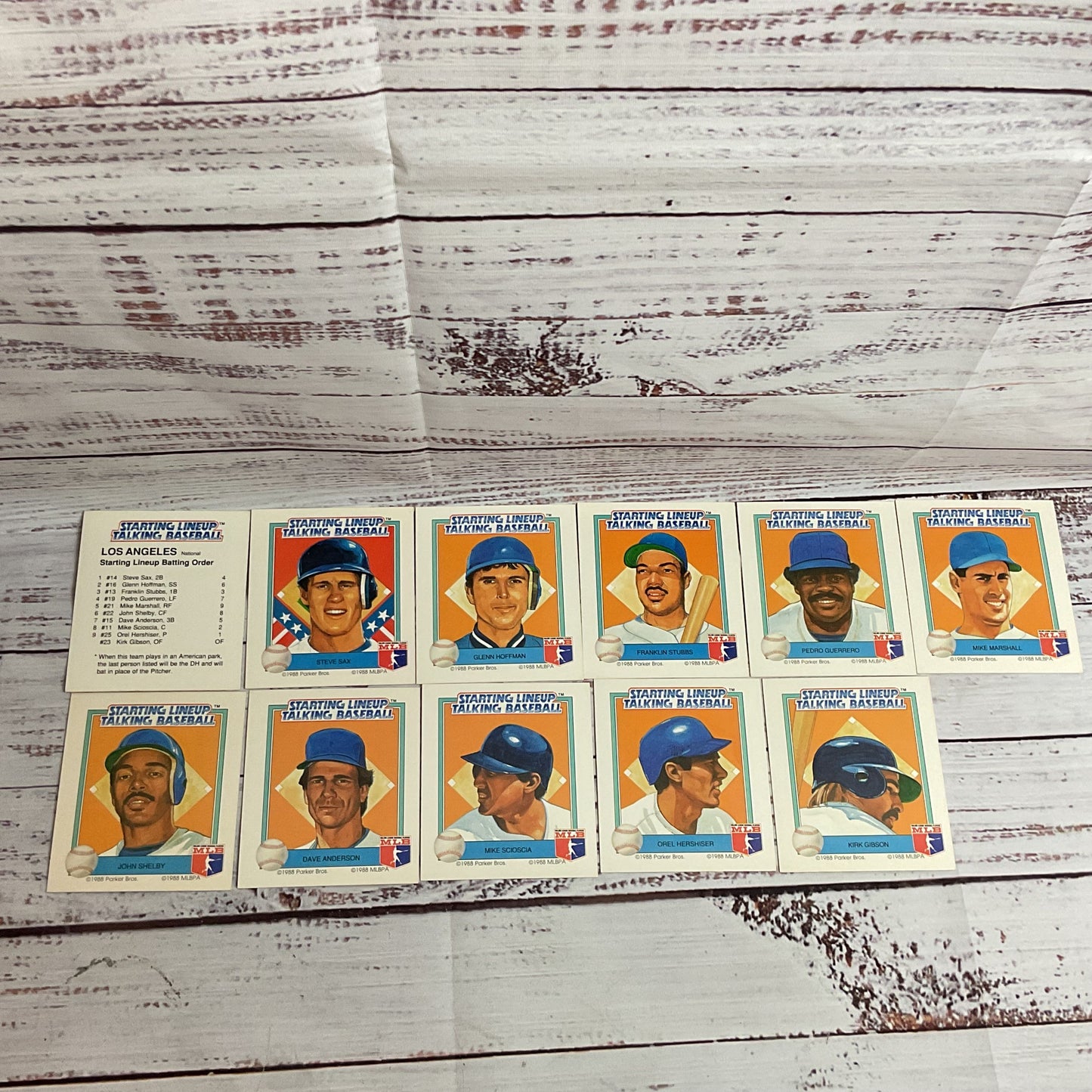 1988 Parker Brothers Starting Lineup Talking Baseball PADRES, DODGNERS, GIANTS