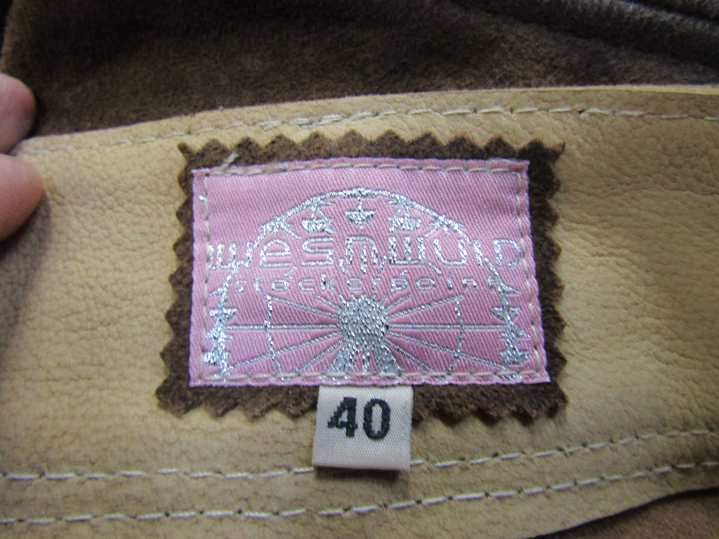 Wesnwuid Stockholm Men's Brown Suede Lederhosen Size 40