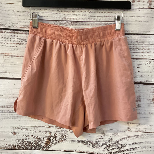 Alo Yoga Alumni Salmon Pink Nylon Shorts - Size S