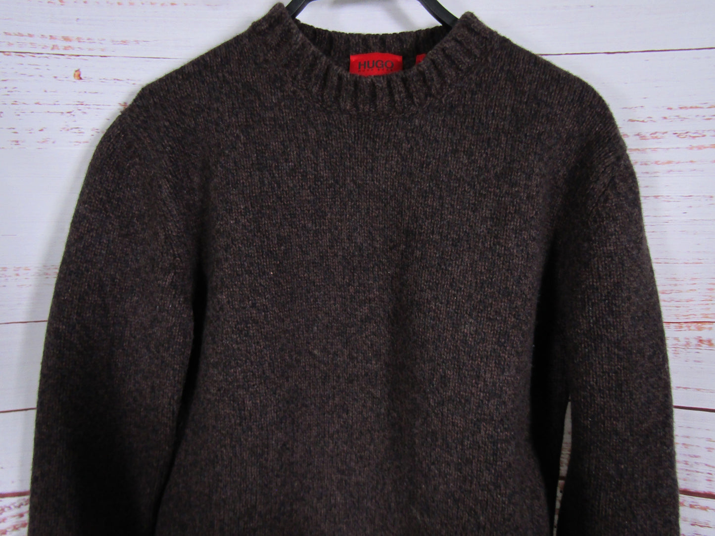 Hugo Boss Men's Brown Wool Blend Sweater Size S