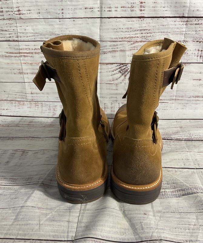 Men's Waterproof Leather Tall Boots With Fur UGG Jaren Casual Boots Size 9