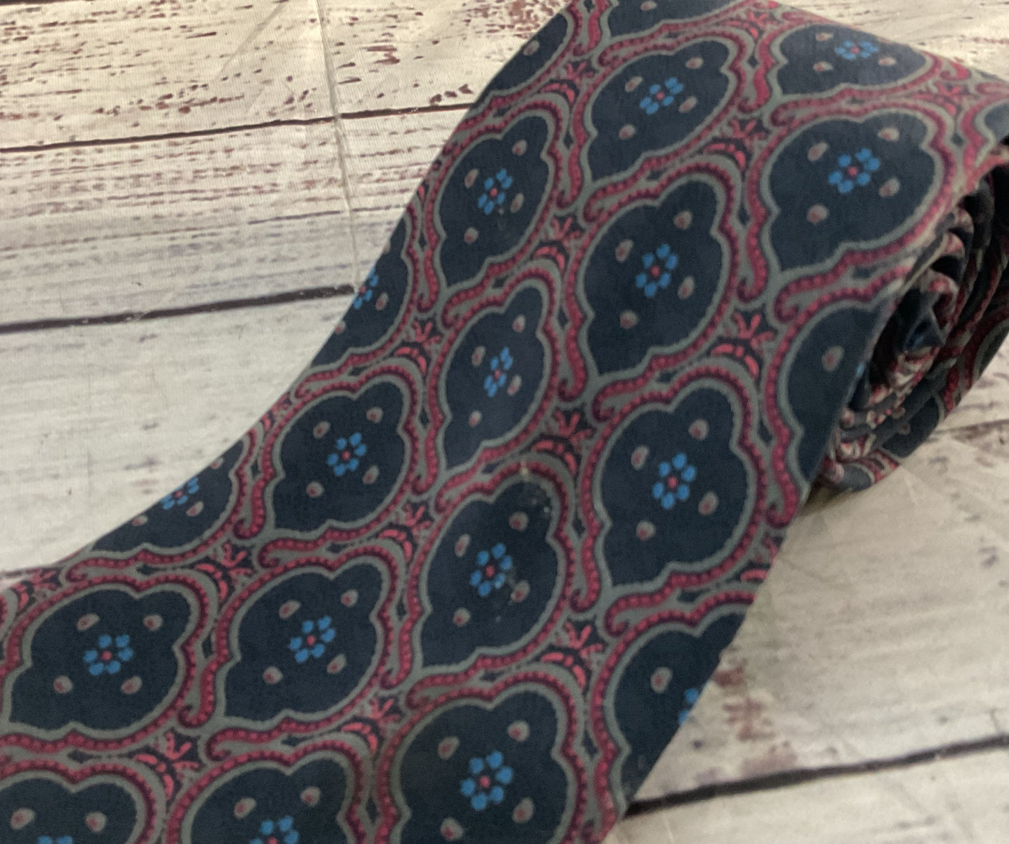 Valentino Tile Patterned Tie Multicolor OS