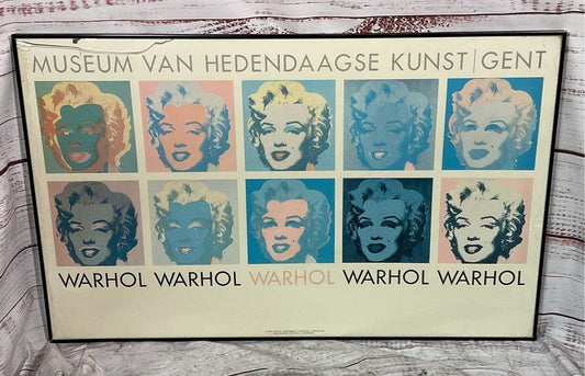 Museum Van Hedendaagse Kunst Gent Vintage Andy Warhol Marilyn Monroe Poster